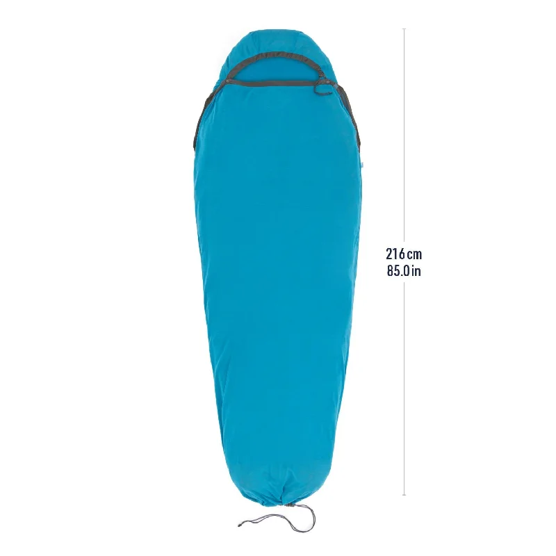 Breeze Sleeping Bag Liner Regular Turkishtile Blue