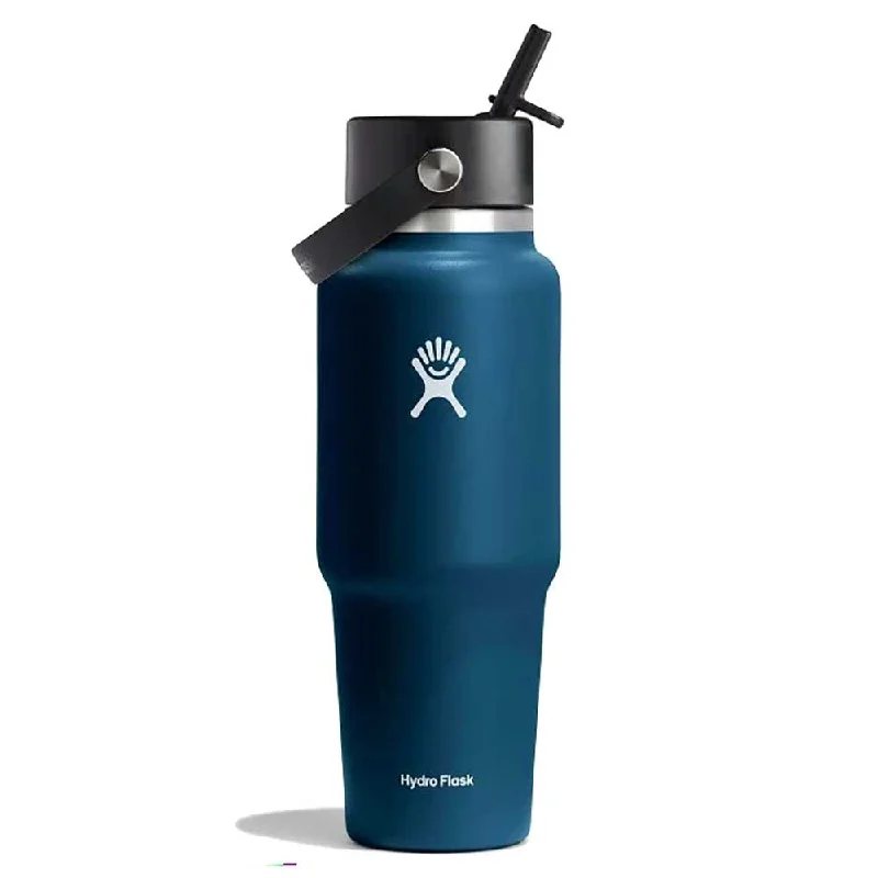 32 oz Travel Bottle w/ Flex Straw Cap - Indigo