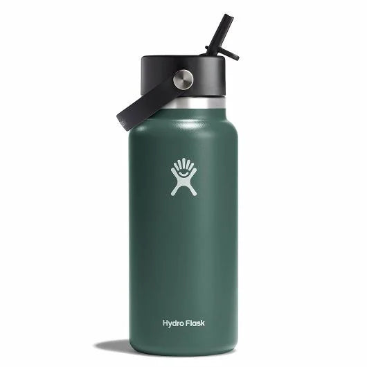 Hydroflask 32oz Wide Mouth Bottle with Flex Straw Cap