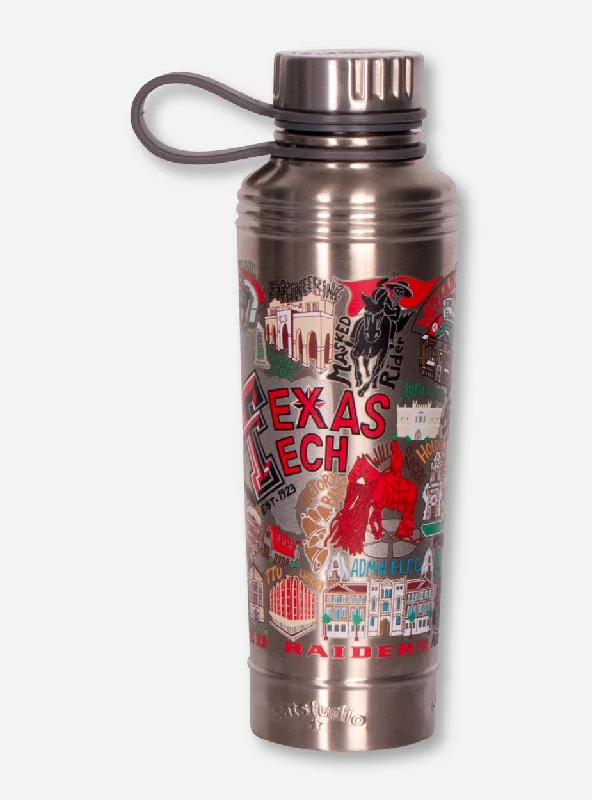 CatStudio Texas Tech Red Raiders Thermal Travel Bottle