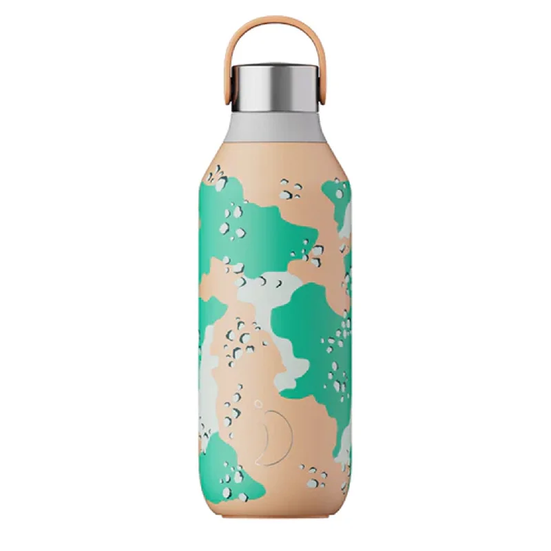 Chillys Series 2 500ml Bottle Chillys Studio Desert Camo Orange