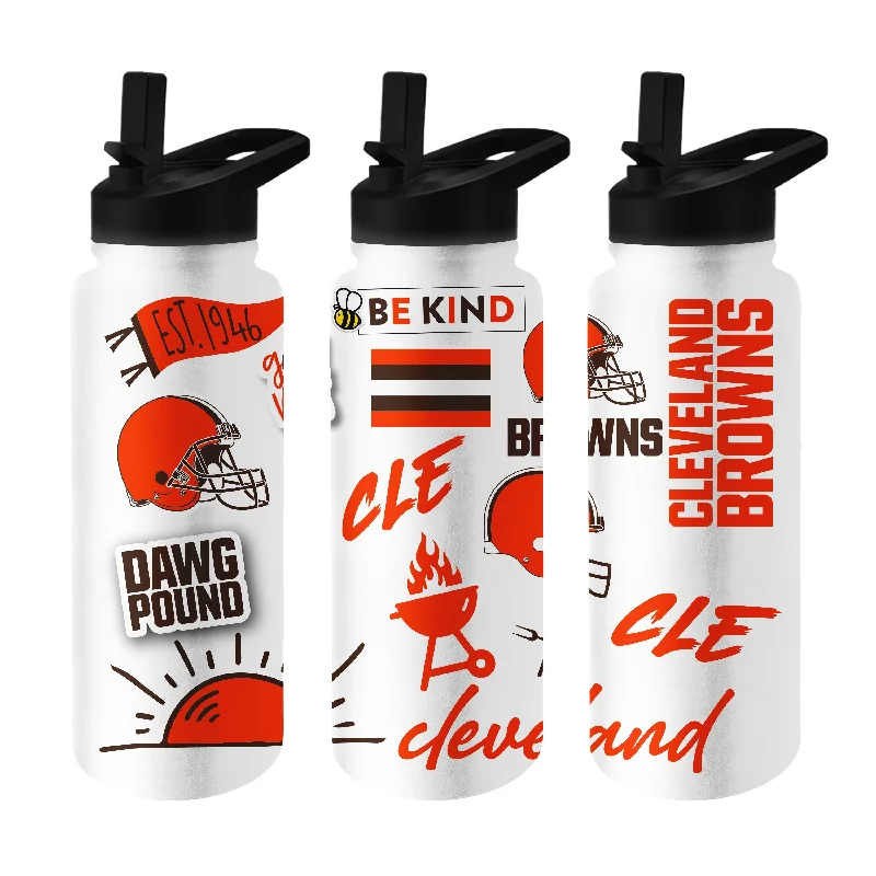 Cleveland Browns 34oz Native Quencher Bottle