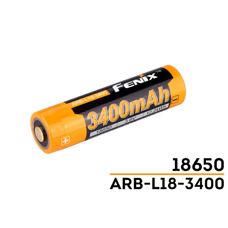 Fenix - Battery 18650 3400mAh Rechargable