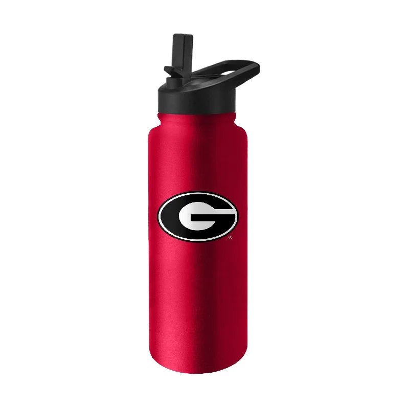 Georgia Logo 34oz Quencher Water Bottle