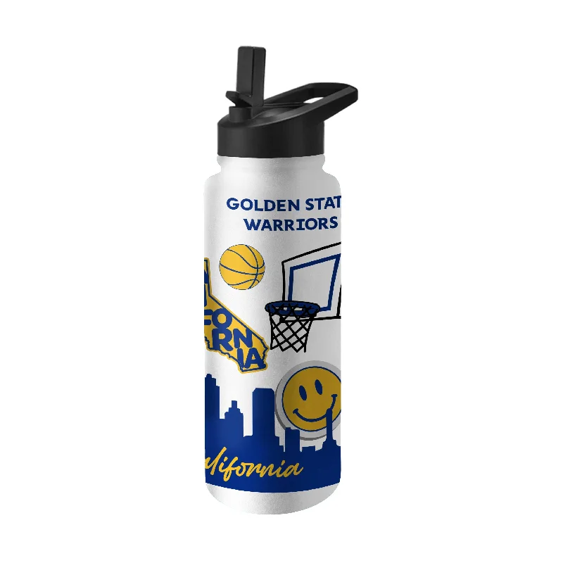 Golden State Warriors Native 34oz Quencher Bottle