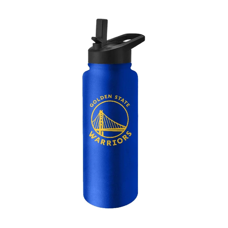 Golden State Warriors Quencher Logo Flip Top Water Bottle