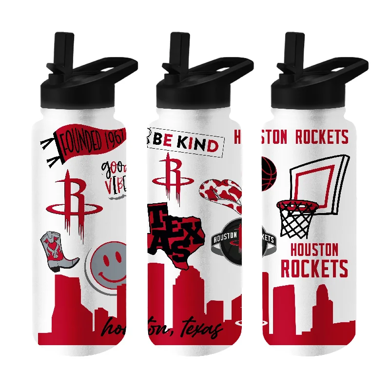 Houston Rockets 34oz Native Quencher Bottle