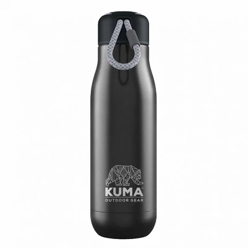 Kuma Rope Water Bottle - Black