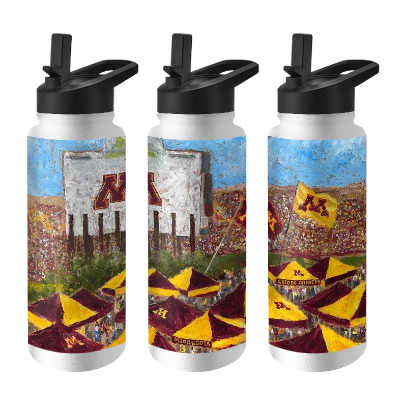 Minnesota 34oz Collector Quencher Bottle