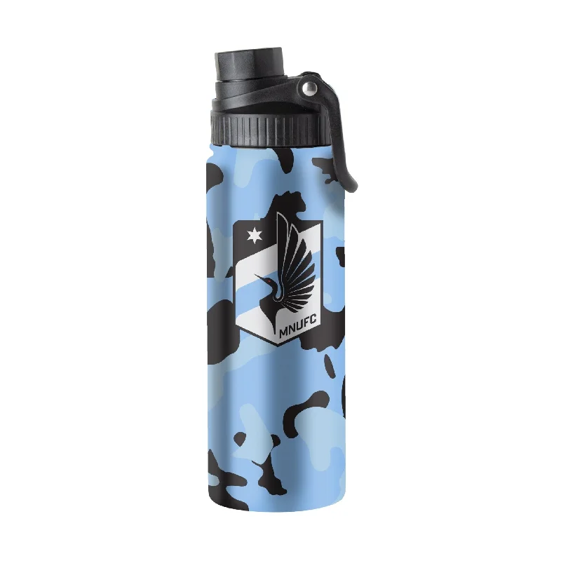 Minnesota United 21oz Camo Twist Top Water Bottle