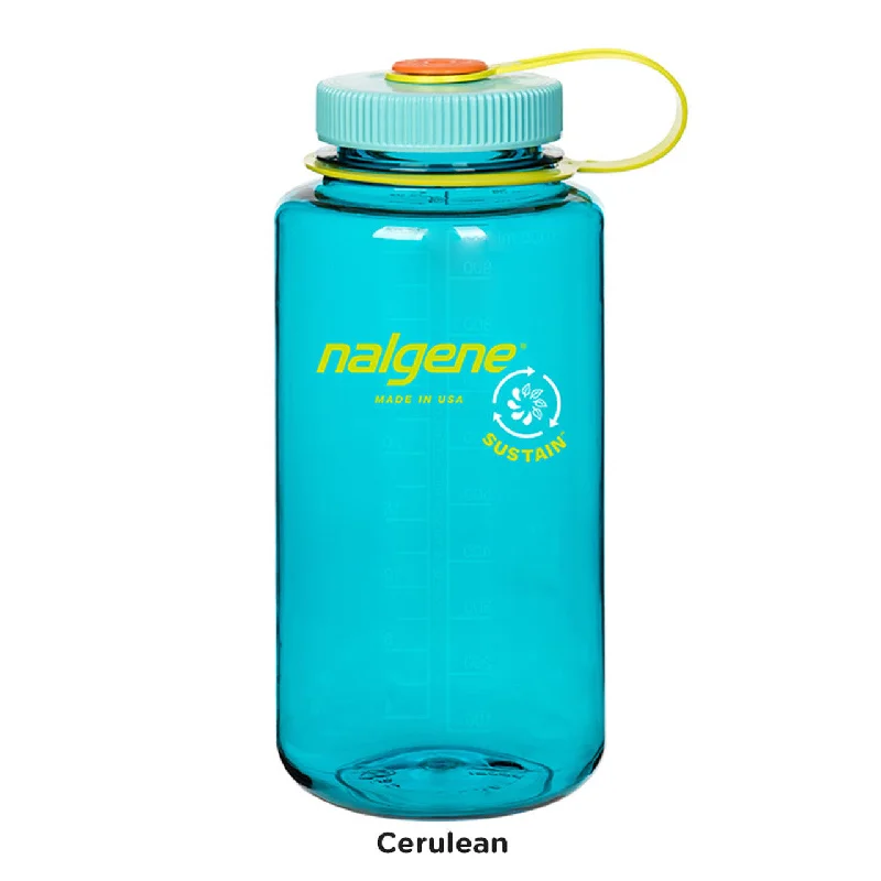 Nalgene 32oz Wide Mouth Tritan Bottle - Cerulean