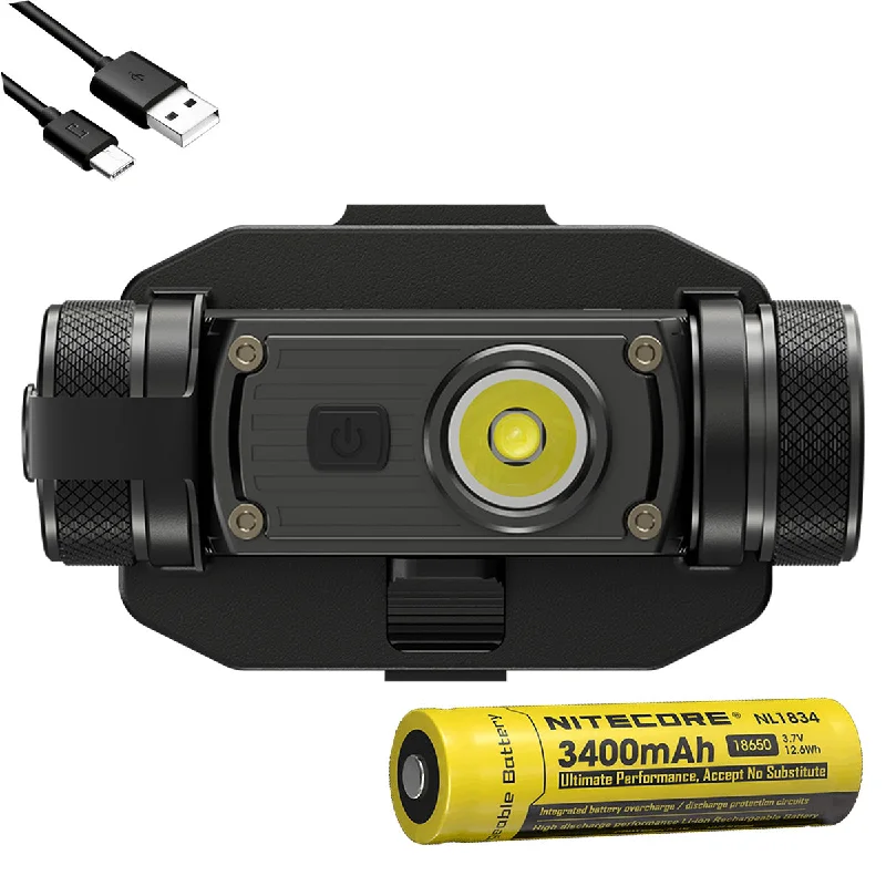 Nitecore HC60M V2 1200 Lumen NVG Mountable Rechargeable Helmet Light