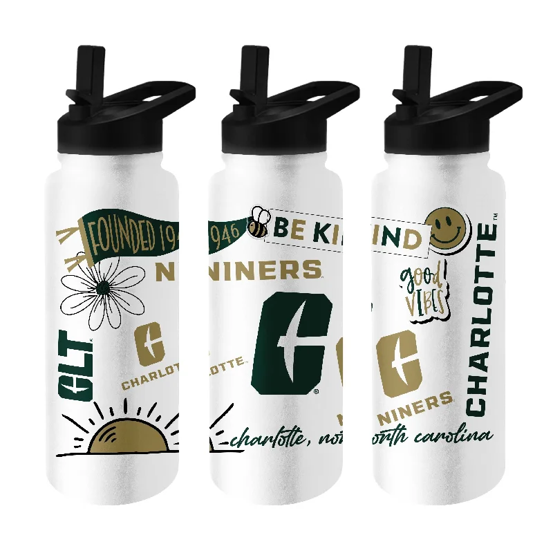 North Carolina Charlotte 34oz Native Quencher Bottle