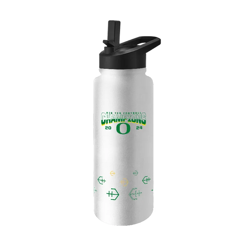 Oregon 2024 BIG10 Champions 34oz Quencher Bottle