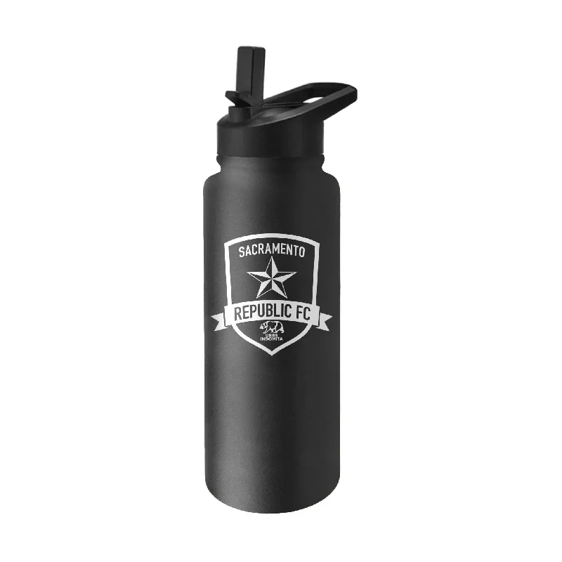 Sacramento Republic FC Quencher Logo Flip Top Water Bottle