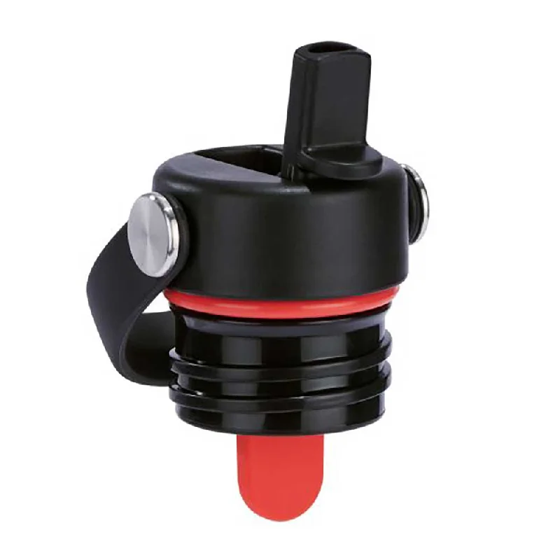 Standard Mouth Flex Straw Cap - Black