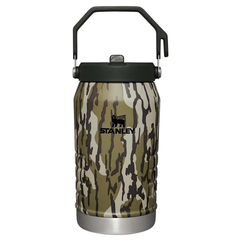 The 64oz IceFlow Flip Straw Jug in Bottomland