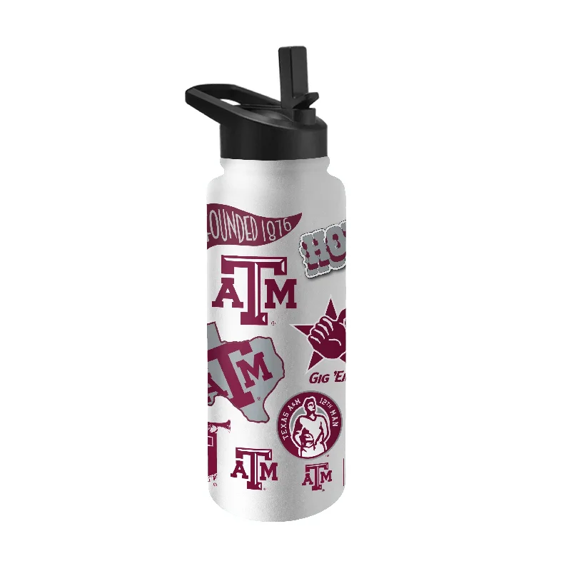 Texas A&M 34oz Native Quencher Bottle