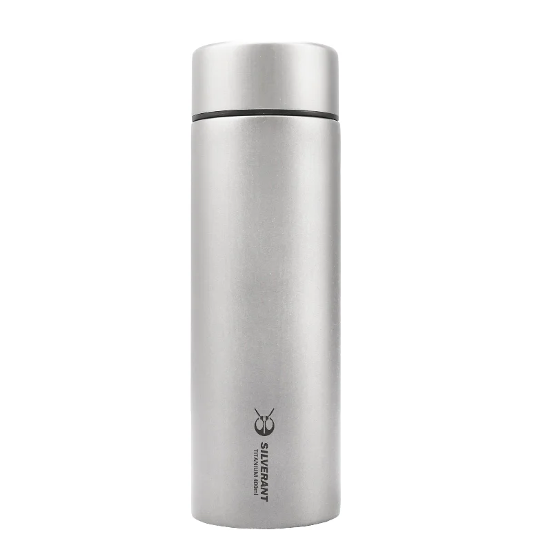 Titanium Double-Wall Insulated Thermos Flask 400ml/14fl oz