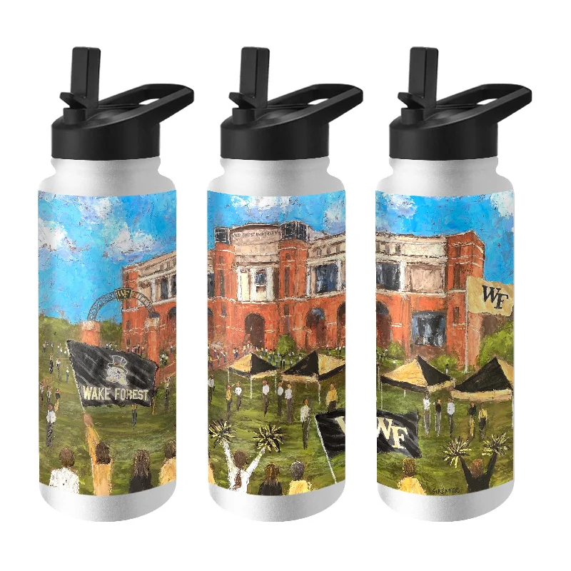 Wake Forest 34oz Collector Quencher Bottle