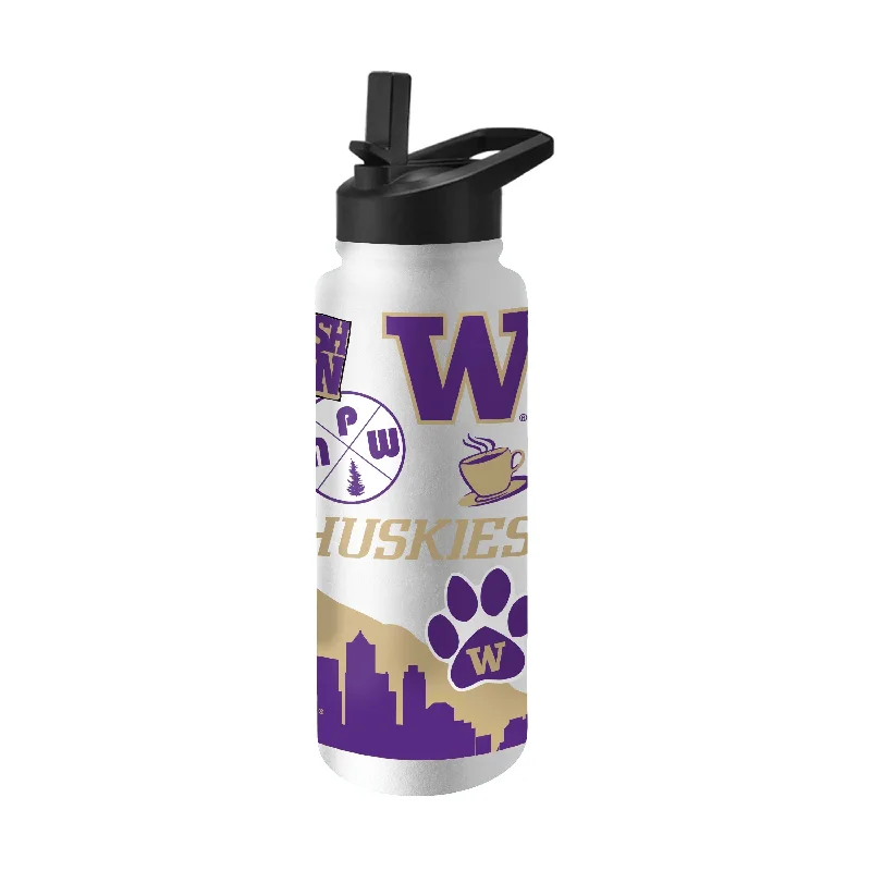 Washington 34oz Native Quencher Bottle