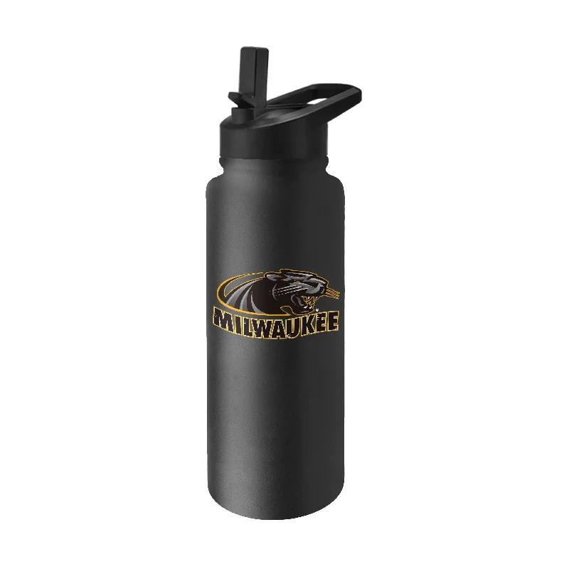 Wisconsin Milwaukee 34oz Logo Quencher Bottle