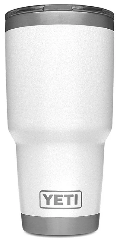 (White) White colored Yeti 30 oz. Tumbler