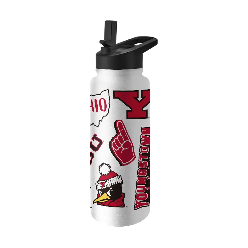 Youngstown State 34oz Native Quencher Bottle