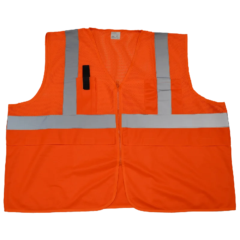 OV2 Clearance ANSI CLASS 2 Orange Safety Vest