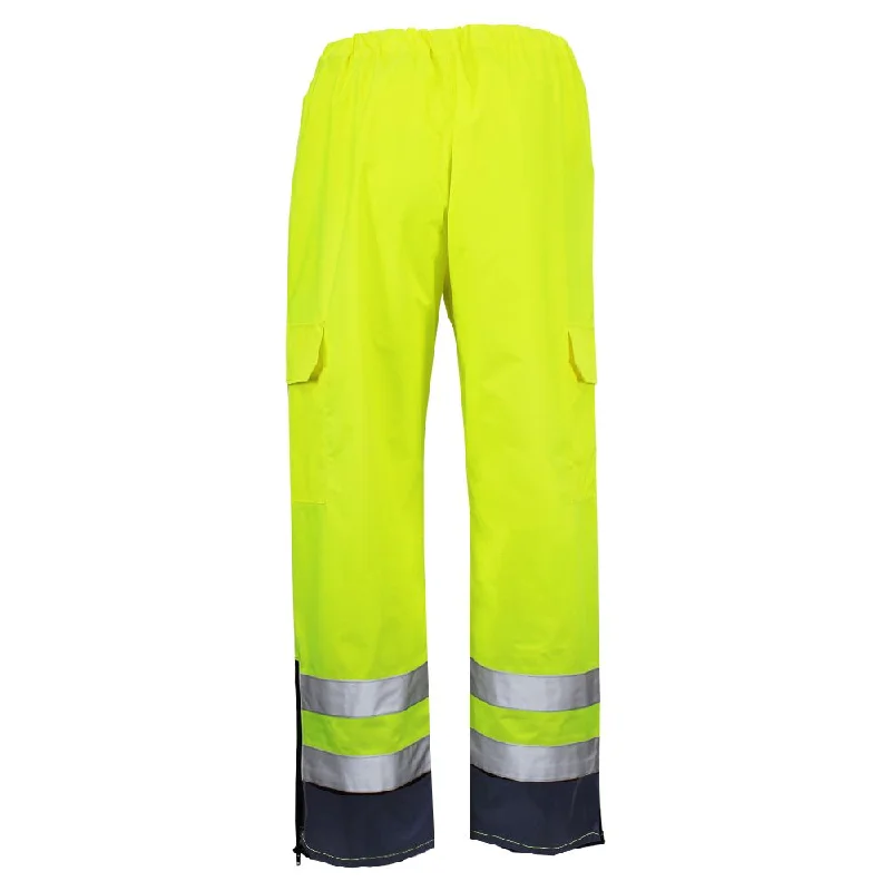 GSS Class E Premium Waterproof Pants Hi-Viz Lime w/ Black Bottom #6803