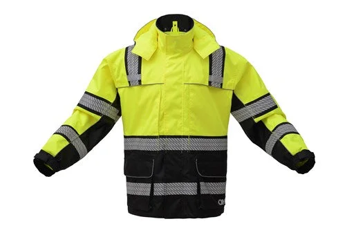 GSS Safety Onyx Class 3 Rip-stop Rain Coat