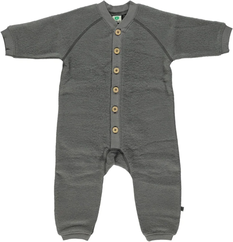 Merino Wool Body Suit: Steel Grey