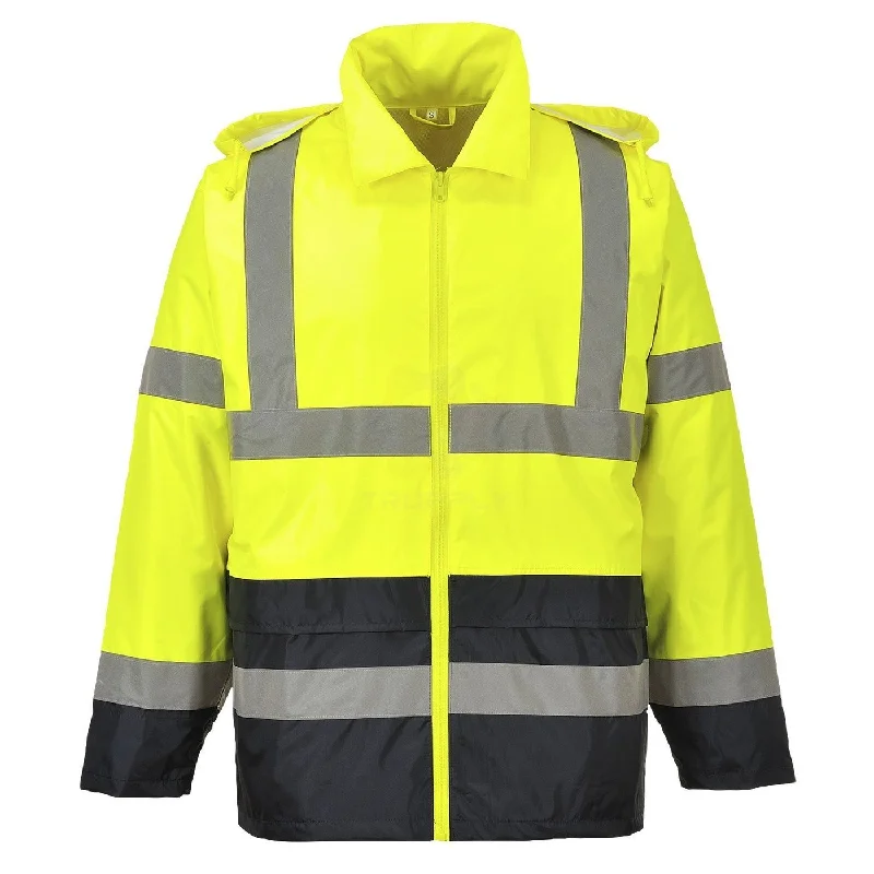 Portwest Hi-Vis Classic Contrast Rain Jacket