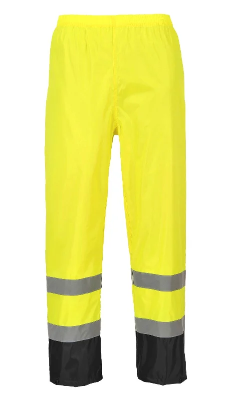 Portwest Hi-Vis Classic Contrast Rain Pants