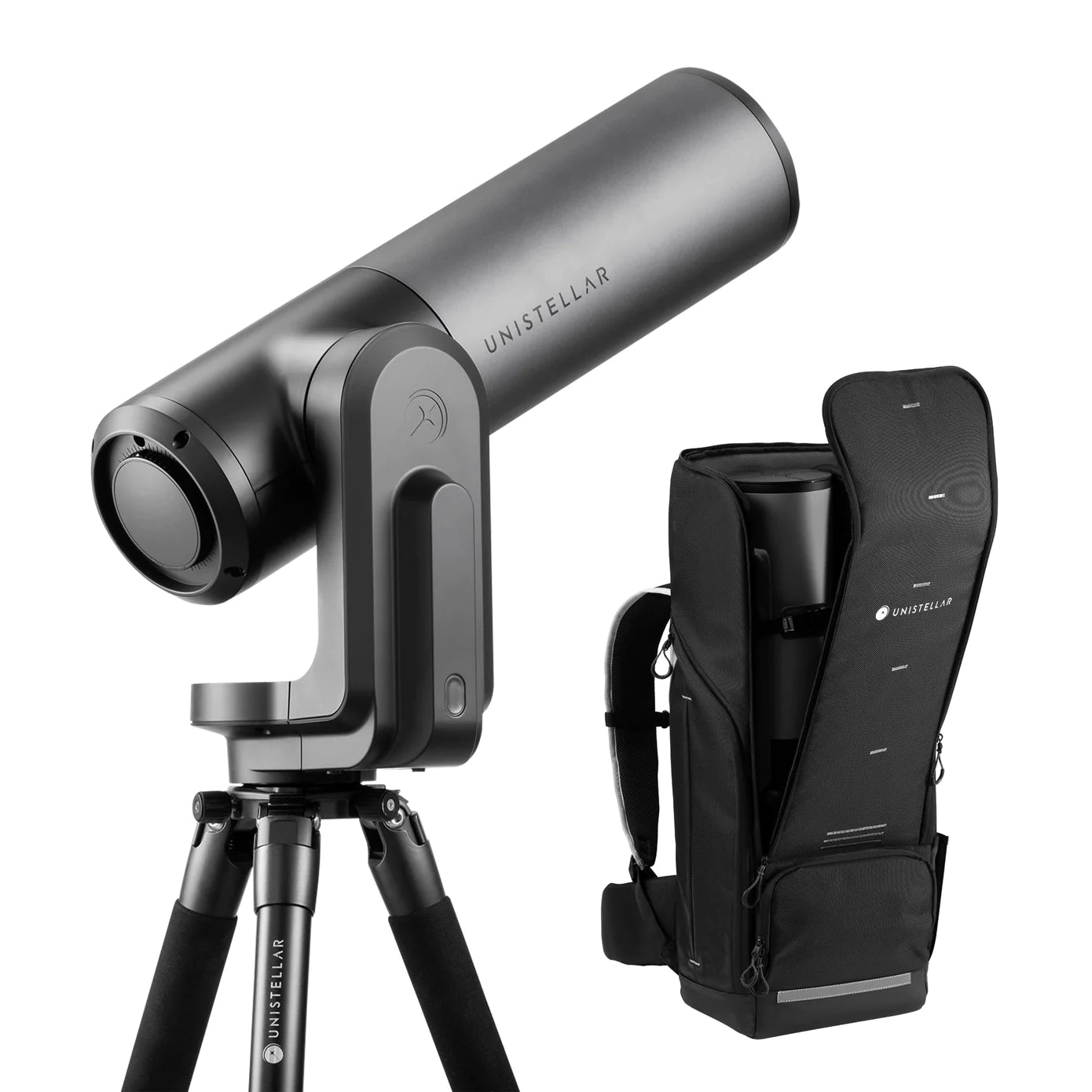 Unistellar eVscope eQuinox and Free Backpack - Smart Digital Reflector Telescope